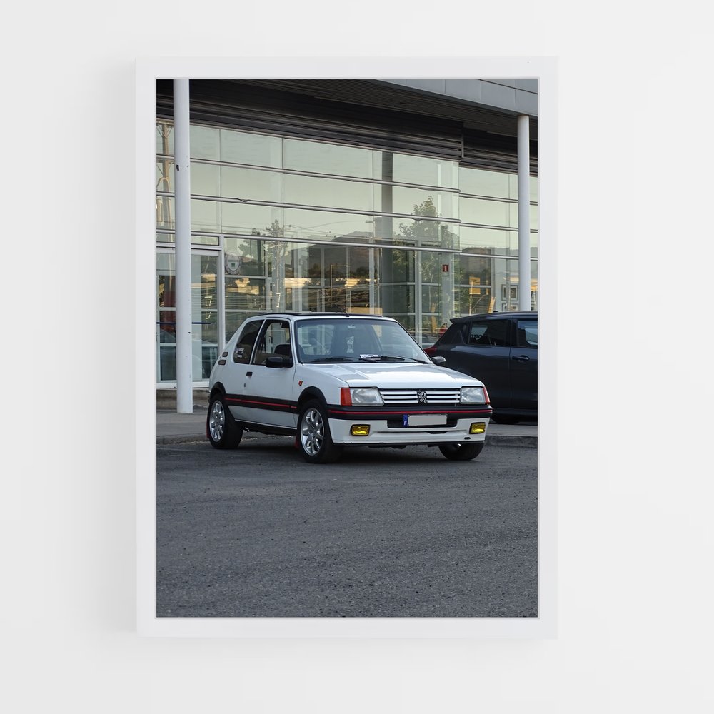 Poster La 205 Enchantée – affiche Peugeot (vue 3)